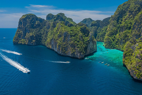 Phuket: Phi Phi Sunset & 3 Snorkeling by Luxury Catamaran With out transfer & National Park