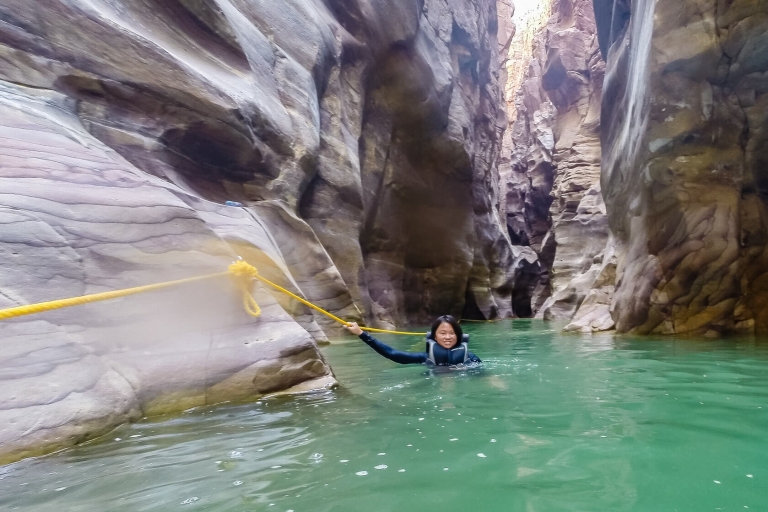 Depuis Amman : Randonnée dans le canyon de la rivière Wadi Mujib et excursion privée d'une journée