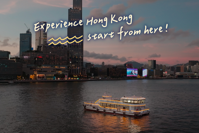 Hong Kong: Victoria Harbour Water Taxi Sightseeing Cruise 45Mins Sightseeing Trip with Modern Cruise