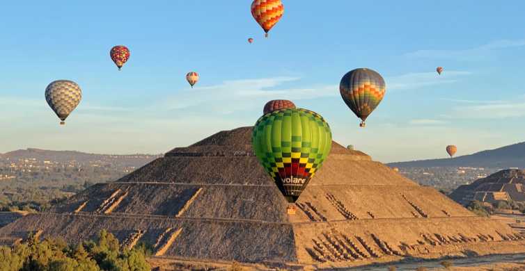 Iz Mexico Cityja: polet z balonom v mestu Teotihuacan in zajtrk