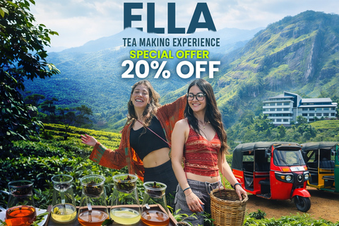 Ella: Tea-Making Experience, Tasting, Snacks with Tuk-Tuk