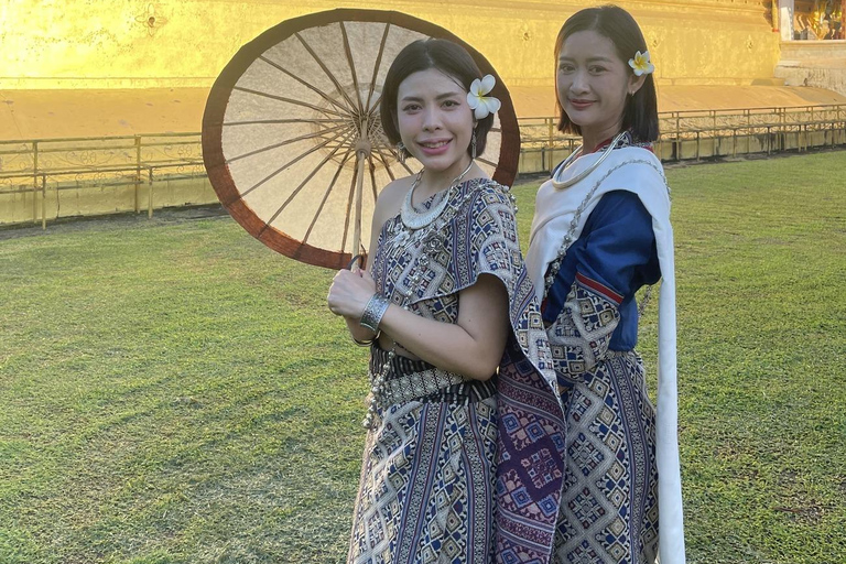 Traje tradicional de Laosúnete al tour