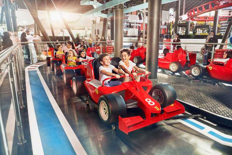 Abu Dhabi: Adgangsbillet til Ferrari World med shuttle