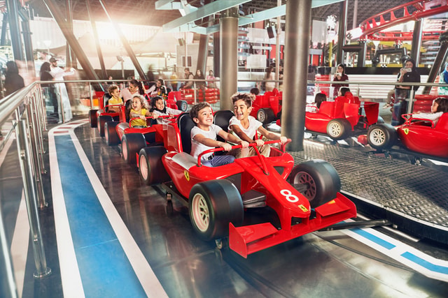 Visit Yas Island Ferrari World Admission Ticket and 44-Rides in Yas Island