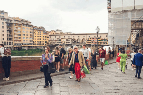 Firenze: Tour guidato a piedi per piccoli gruppiTour guidato in francese