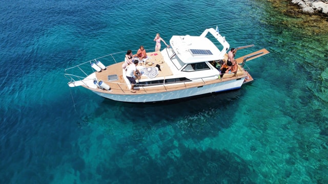 From Corfu: Private Cruise with Options, Snacks & Drinks