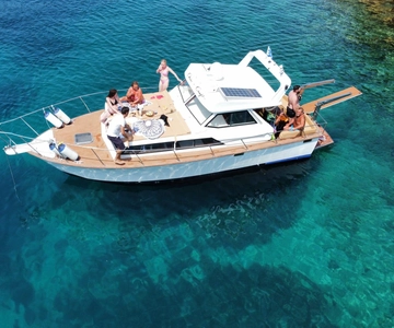 From Corfu: Private Cruise with Options, Snacks & Drinks