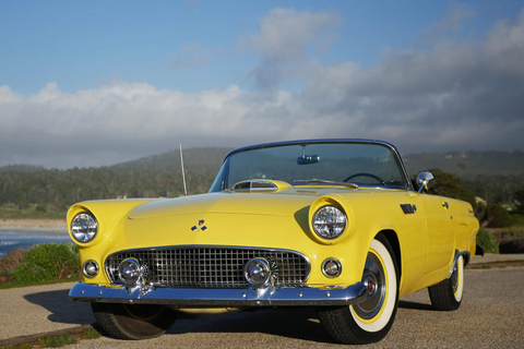 Monterey & Big Sur: 1955 Ford Thunderbird Convertible Rental