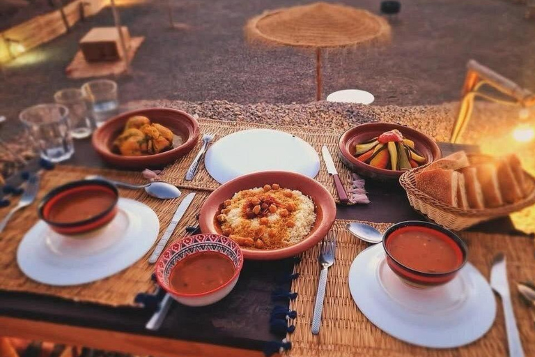 Marrakech: Agafay Desert Quad, Camel Ride & Dinner Fire Show