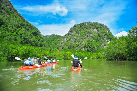 De Krabi: Aventura de caiaque de dia inteiro na caverna do mar de Bor Thor