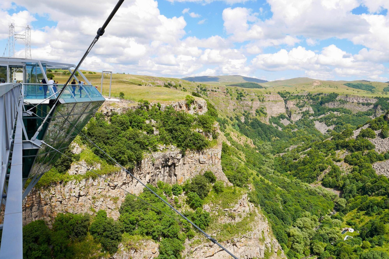 Dashbashi Canyon, Asureti village, and Didgori monument.