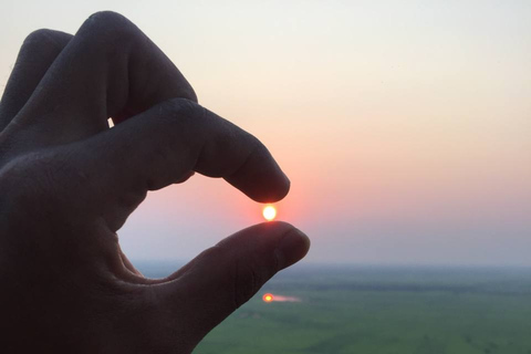 Sunset Drinks with Canapés at Phnom Krom Temple Hilltop