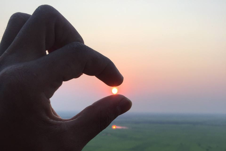 Sunset Drinks with Canapés at Phnom Krom Temple Hilltop
