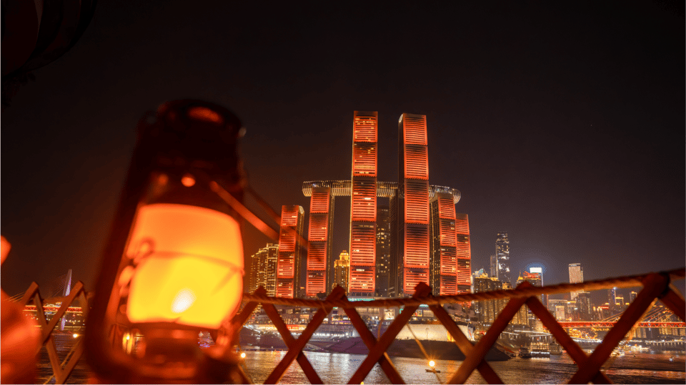 Chongqing: Fireworks Night Chongqing City Walk