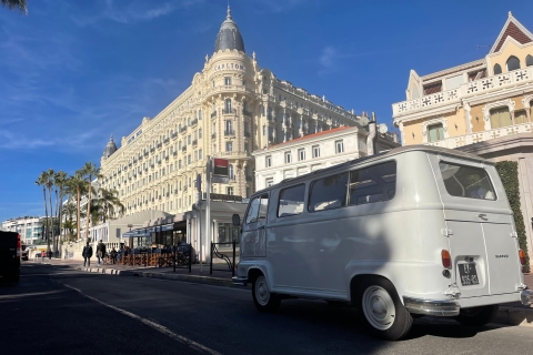 Riviera Francesa "Tour Boho 4 horas" en un autobús francés de épocaTour turístico en autobús clásico francés