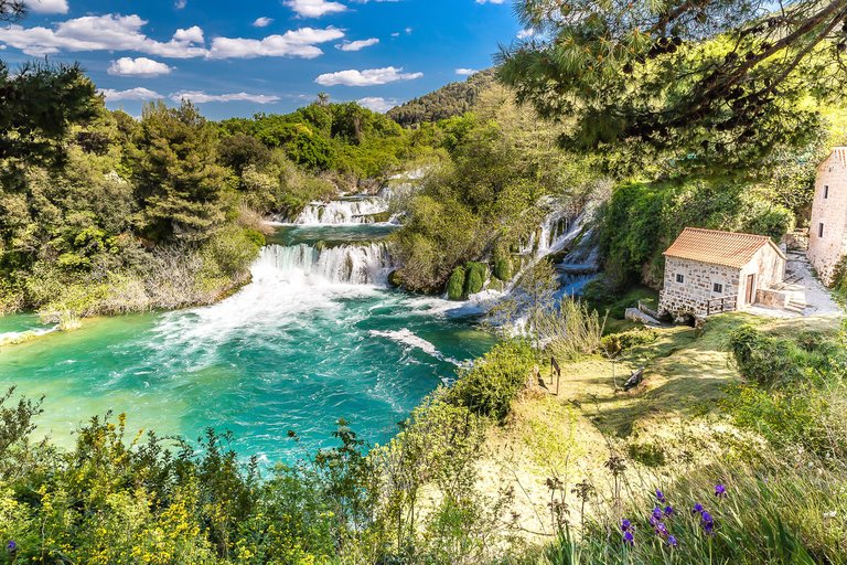 Split : excursion d&#039;une journée au parc national de Krka avec dégustation de vinDepuis Trogir