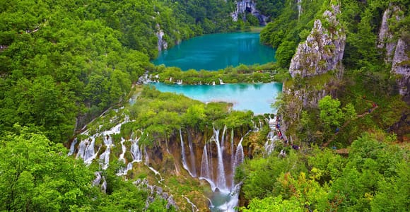 Von Zagreb aus: Ganztagestour zum Nationalpark Plitvicer Seen