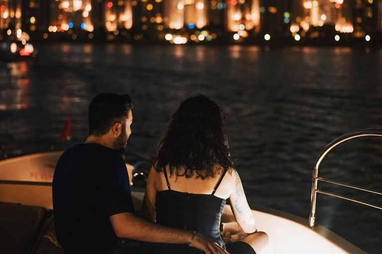 Dubai Harbor: Luxury Yacht Tour with BBQ Options Night Lights Tour