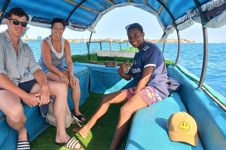 Prison island and nakupenda beach sandbank