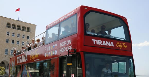 24h Ticket - Tirana City Tour - Open Top Bus