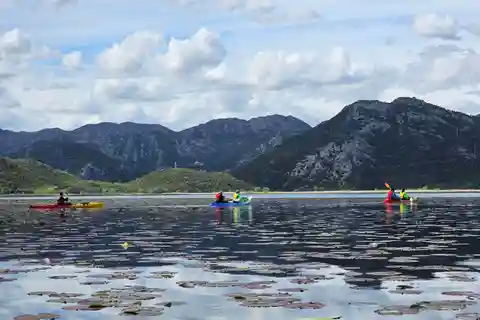 Von Budva aus: Tagestour mit dem Kajak auf dem Skadarsee