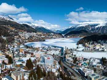 St. Moritz: Expresspromenad med en lokalbo på 60 minuter