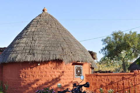 Övernattning i öknen nära JodhpurKamelsafari + Jeepsafari halvdagstur från Jodhpur