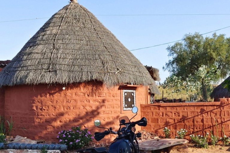 Övernattning i öknen nära JodhpurKamelsafari + Jeepsafari halvdagstur från Jodhpur