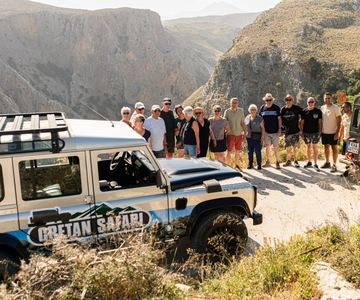 From Rethymno: Full-Day Land Rover Safari to Preveli
