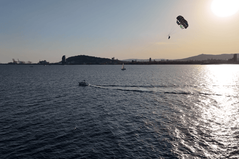 Barcelona: Parasailing Adventure Ride with Scenic Sea Views