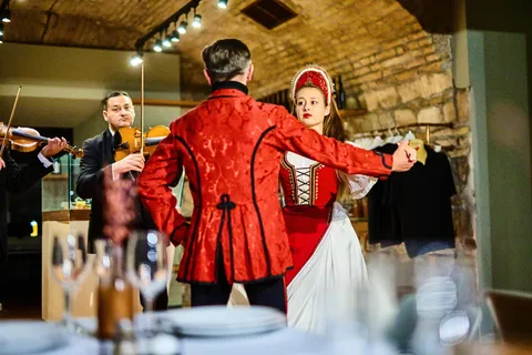 Budapest, Ungern Föreställning och konsert med ungersk folkloredans
