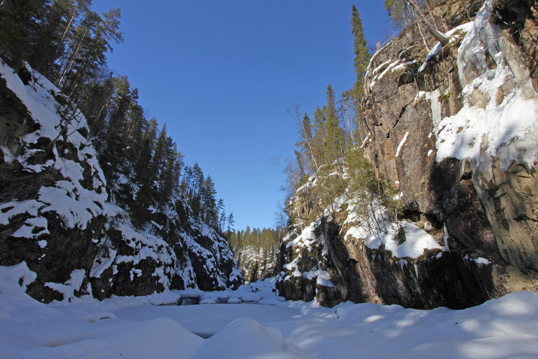 Rovaniemi: Auttiköngäs Winter Wilderness Hike & BBQ Auttiköngäs Winter Wilderness Hike & BBQ - Small Group