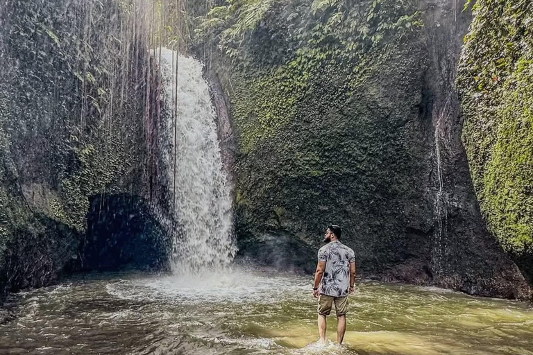 Ubud: gita di 1 giorno con guida tra cascate e terrazze di risoUbud: gita di 1 giorno alle cascate e alle risaie