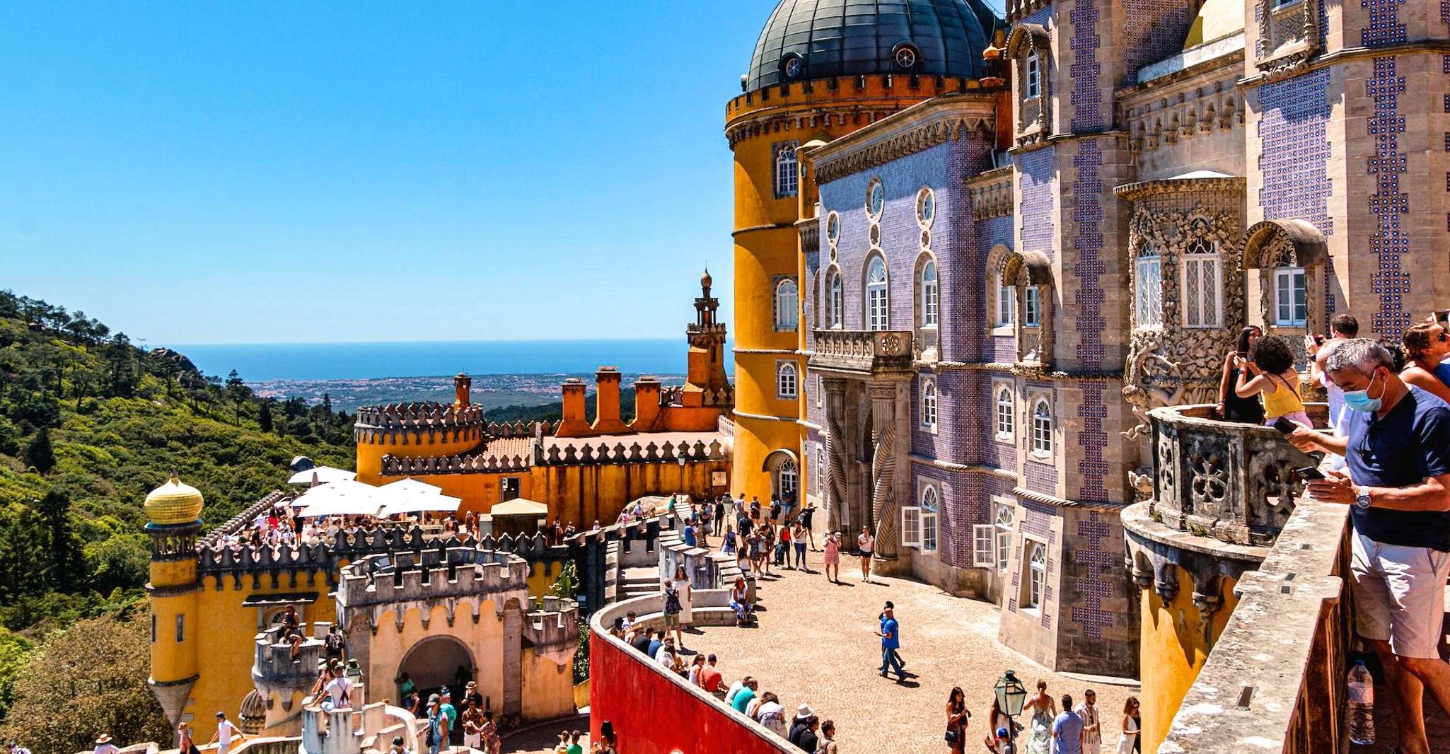 Lisbon: Sintra, Pena, Regaleira, Cabo Roca Coast & Cascais