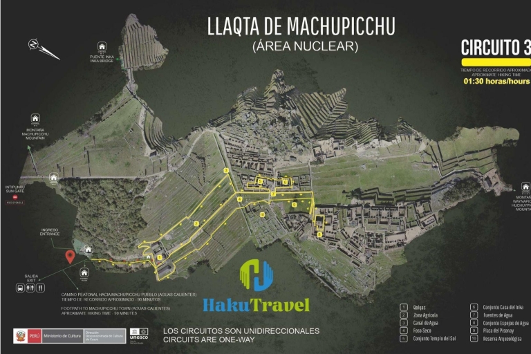 Desde Machu Picchu: Venta de tickets de entrada Machu PicchuCircuito 2 Machu Picchu+ Puente Inca