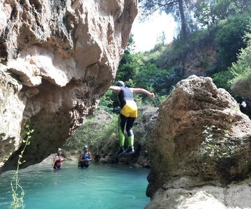 Anna: geweldige water canyoning ervaring in de buurt van Valencia