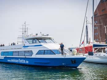 Boat trip to the Hanseatic city of Stralsund from Zingst