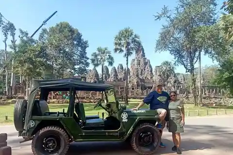 Siem Reap: Passeio de jipe pelo complexo dos templos de Angkor