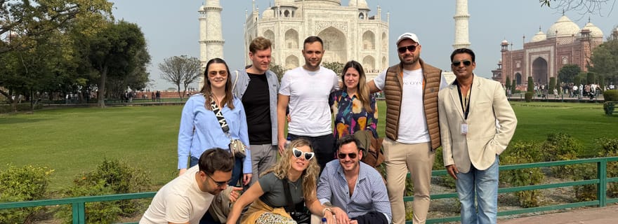 Depuis Delhi : Visite privée du Taj Mahal et d'Agra avec déjeuner 5*.