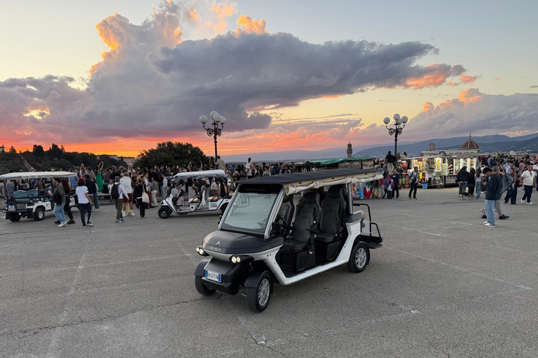 Golf cart tour of the hills of Florence and Piazza Michelangelo