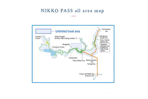 Nikko Pass Nikko Area Pass