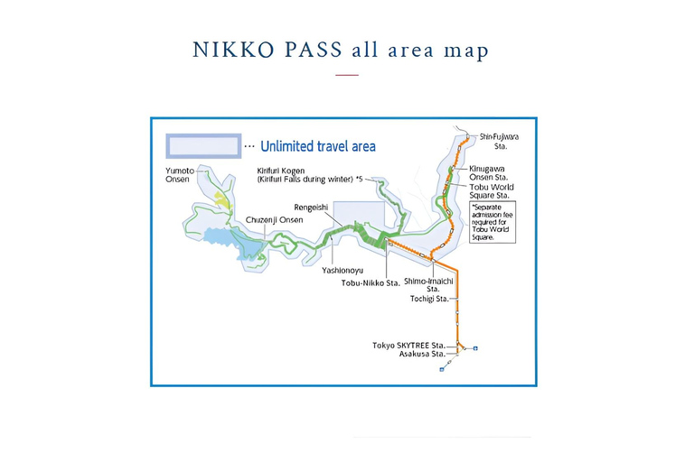 Nikko Pass Nikko Area Pass