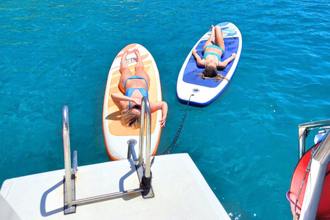 Chania Old Port: Luxury Catamaran Cruise to Agioi Theodoroi