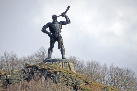 Dashbashi Canyon, Asureti village, and Didgori monument.