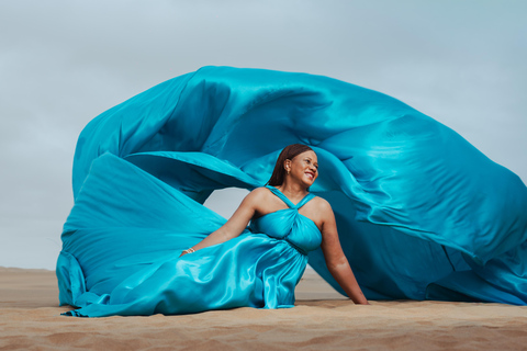 Swakopmund: Flying Dress Photoshoot Adventure in Swakopmund
