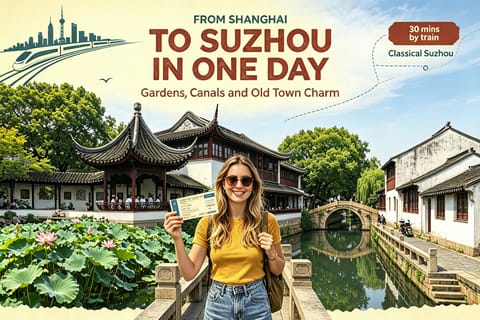 Private Suzhou Day Trip from Shanghai by Bullet Train