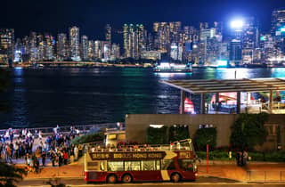 Hongkong: Nächtliche Panorama-Tour durch Kowloon mit dem offenen Bus