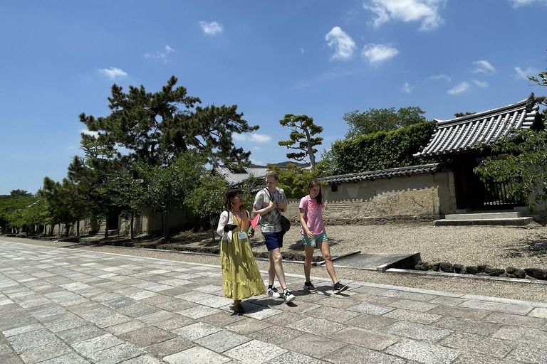 Nara: Świątynia Horyuji - wycieczka z przewodnikiem i napisz swoje imię w kanji!