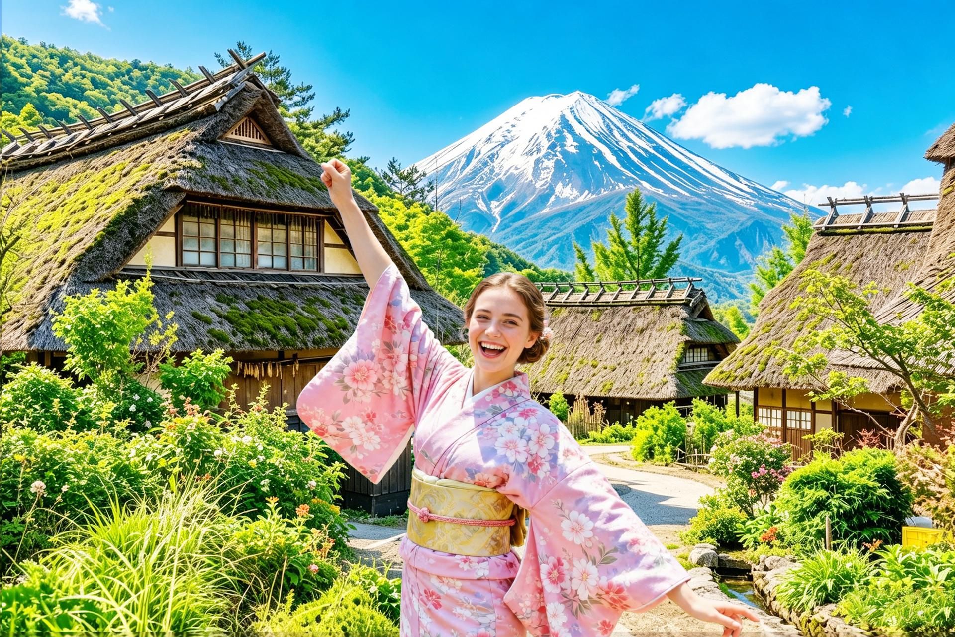 Tokio: Berg Fuji, Arakurayama, Kawaguchi-See, Oshino Hakkai