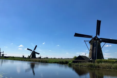 Amsterdam: Kinderdijk und Rotterdam Guided Tour auf Japanisch